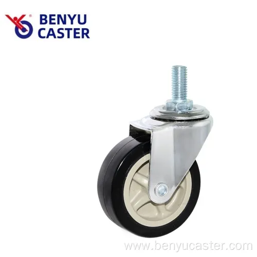 Light-Duty Tread Stem PU Chair Wheel